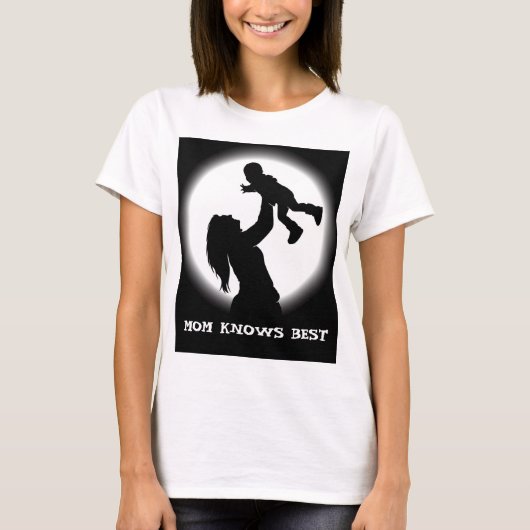 ママは最高の知っている Tシャツ (正面)
