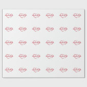 ママは母の日の贈り物を愛し最高のている母の日の贈り物 ラッピングペーパー (フラット)