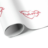 ママは母の日の贈り物を愛し最高のている母の日の贈り物 ラッピングペーパー (ロールコーナー)