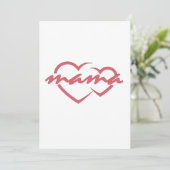 ママは母の日の贈り物を愛し最高のている母の日の贈り物 招待状 (スタンド正面)