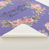 ママは毛布を常に最高の知る シェルパブランケット (3/4)