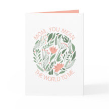 ママは私にとって世界の母のデイカード