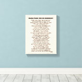 ママは私にドードナイトを疲れさせる キャンバスプリント (インサイチュ (ウッドフロア))