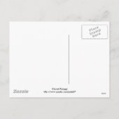 ママは私に服を着メリーて、クリスマス シーズンポストカード (裏面)