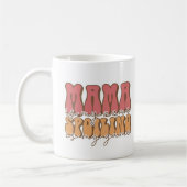 ママは私の名前スピリングは私のゲーム母の日 コーヒーマグカップ (左)