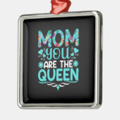 ママは私の女王 メタルオーナメント (左)