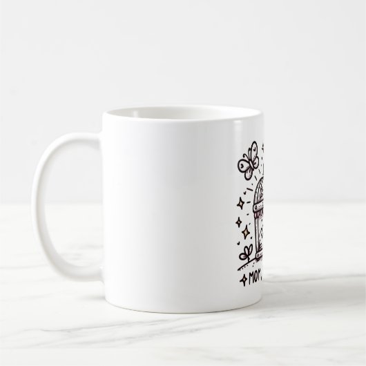 ママは私の宝 コーヒーマグカップ (左)
