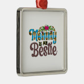 ママは私の悩みの種 メタルオーナメント (右)