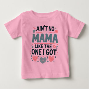 ママは私みたいな人じゃない得。 ベビーTシャツ