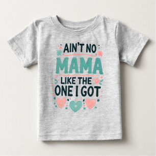 ママは私みたいな人じゃない得。 ベビーTシャツ