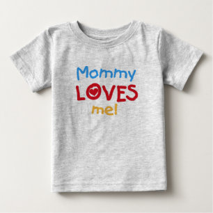 ママは私を愛してる ベビーTシャツ