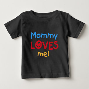 ママは私を愛してる ベビーTシャツ