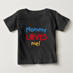 ママは私を愛してる ベビーTシャツ