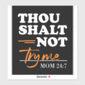 ママは私を試さない シール (シート)