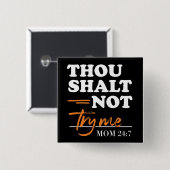 ママは私を試さない 缶バッジ (正面&裏面)