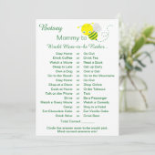 ママは赤ちゃんシャワーのゲームカードを好む 招待状 (スタンド正面)