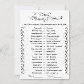 ママは赤ちゃんシャワーゲームカードを買う 招待状 (正面)