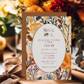 ママは野生の花のヴィンテージの赤ちゃんシャワー 招待状