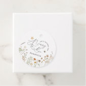 ママは野生の花の赤ちゃんシャワー フェイバータグ (インサイチュ)