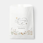 ママは野生の花の赤ちゃんシャワー フェイバーバッグ (正面)