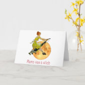 ママは魔女だった カード (黄色い花)