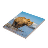 ママは2人の子どもたちを見ている タイル (側面)