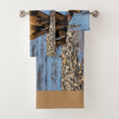 ママは2人の子どもたちを見ている バスタオルセット (インサイチュ)