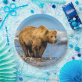 ママは2人の子どもたちを見ている ペーパープレート (パーティー)