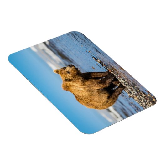 ママは2人の子どもたちを見ている マグネット (右側)