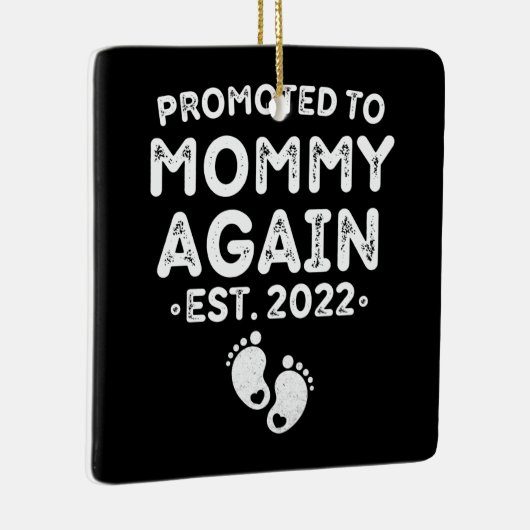 ママは2022年の母の日を新しい母のために再びest セラミックオーナメント (右)