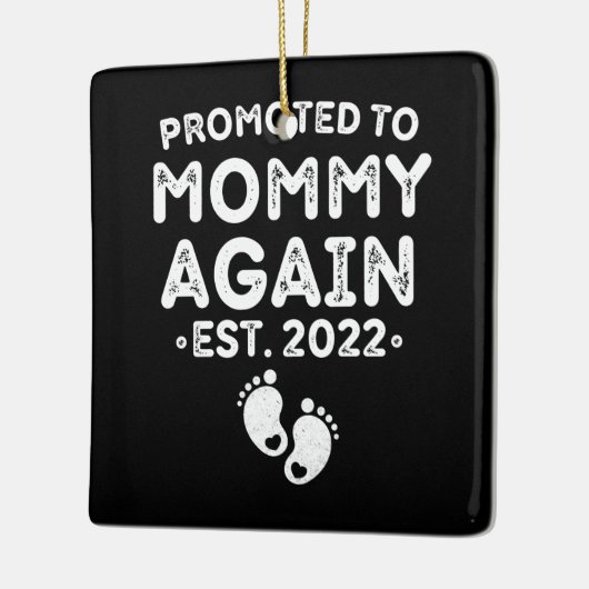 ママは2022年の母の日を新しい母のために再びest セラミックオーナメント (左)