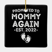 ママは2022年の母の日を新しい母のために再びest セラミックオーナメント (裏面)