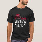 ママは3つの子を持つママ3子供の母の日ロングS Tシャツ (正面)