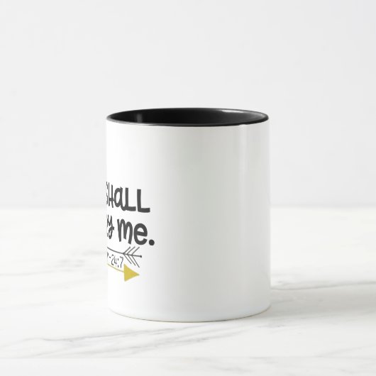 ママは、クリスマスのノベルティギフトは私をおもしろい試さない マグカップ (中央)