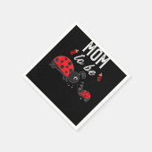 ママはLadybug赤ちゃんシャワーLadybugママ スタンダードカクテルナプキン (角)