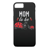 ママはLadybug赤ちゃんシャワーLadybugママ Case-Mate iPhoneケース (裏面)