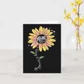 ママひまわり 幸せはママであること 母の日 カード (黄色い花)