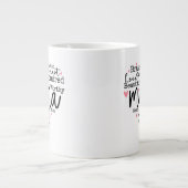 ママへのギフト お母さんへの愛の言葉 ジャンボコーヒーマグカップ (正面)