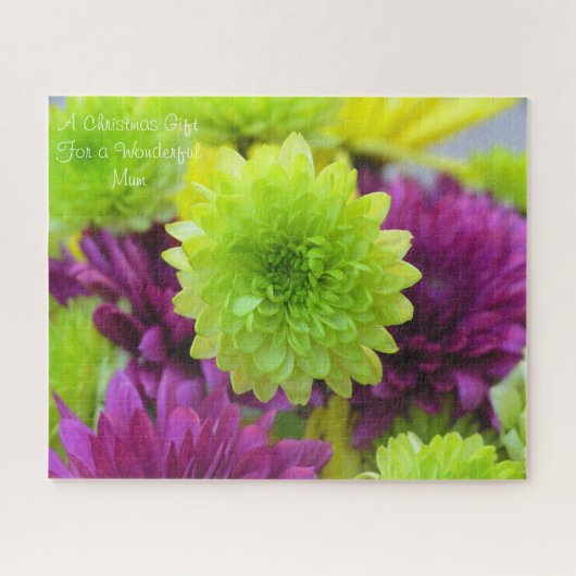 ママへのクリスマスプレゼント。 ジグソーパズル (横)