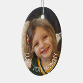 ママへのクリスマスプレゼントLove You Mommy セラミックオーナメント (右)