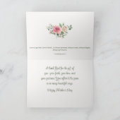 ママへの母の日の聖書の花の水彩画カード シーズンカード (内部)
