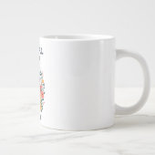 ママへの特別なギフト|名前入り デザイン ジャンボコーヒーマグカップ (右)