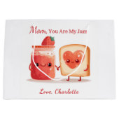 ママへの特別な母の日ギフトバッグ ラージペーパーバッグ (正面)