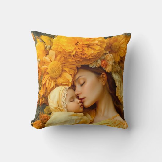 ママへの献上品 クッション (正面)