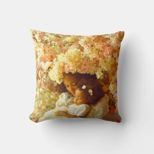 ママへの献身 クッション (正面)