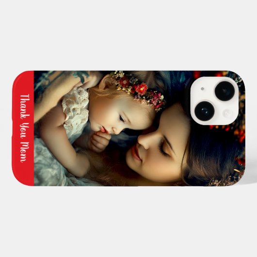 ママへの献身 Case-Mate iPhoneケース (裏面 (横))