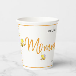 ママへビーシンプルかわいい赤ちゃんシャワーパーティー 紙コップ