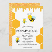 ママへベビーシャワー招待状 招待状 (正面/裏面)