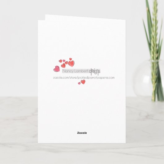 ママへ 愛を込めて ボーダーコリーより カード (裏面)