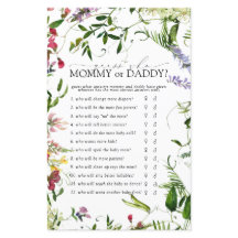 ママまたはパパのゲーム夏のワイルドフラワーシャワー